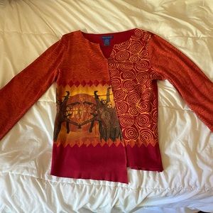 Vintage Cirque Du Soleil bell sleeve